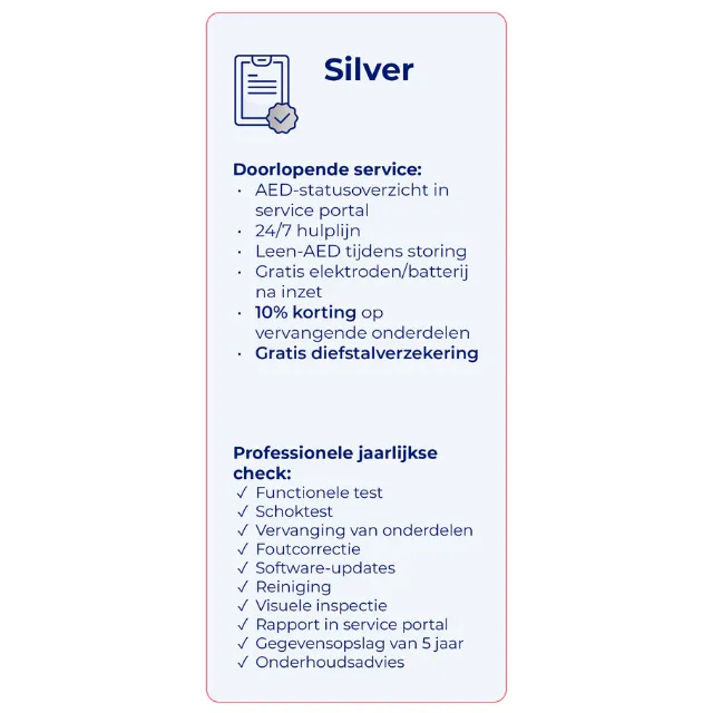 Service tabel Silver