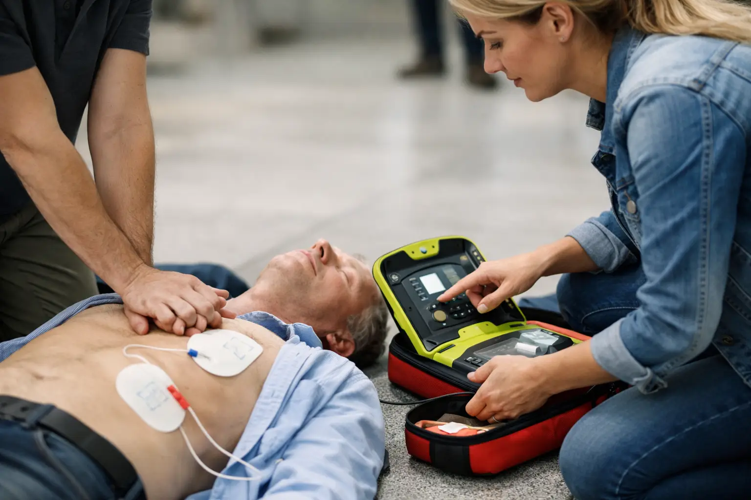 Hoe werkt een AED in de praktijk?